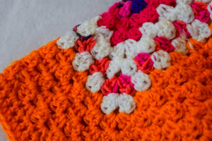 Orange & Flamingo Pink Cat Mat