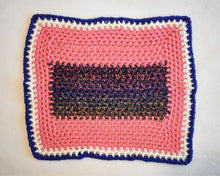 Load image into Gallery viewer, Peachy Pink &amp; Indigo Cat Mat

