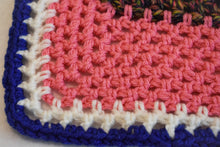 Load image into Gallery viewer, Peachy Pink &amp; Indigo Cat Mat
