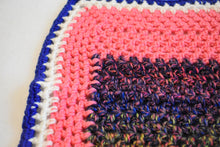 Load image into Gallery viewer, Peachy Pink &amp; Indigo Cat Mat
