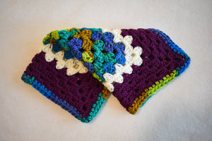 Purple & Blue-Green Cat Mat