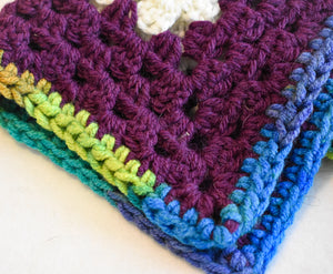 Purple & Blue-Green Cat Mat