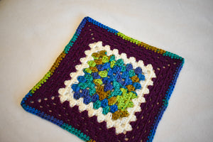 Purple & Blue-Green Cat Mat