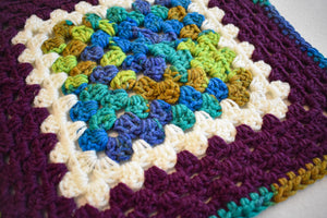 Purple & Blue-Green Cat Mat