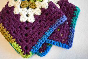 Purple & Blue-Green Cat Mat