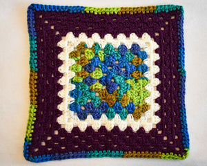 Purple & Blue-Green Cat Mat