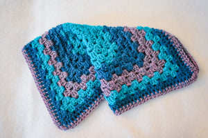 Blue & Purple Variegated Cat Mat