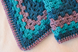 Blue & Purple Variegated Cat Mat