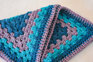 Blue & Purple Variegated Cat Mat