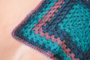 Blue & Purple Variegated Cat Mat