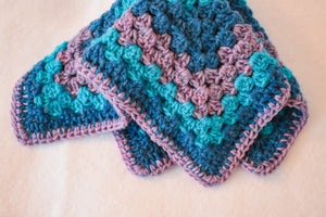 Blue & Purple Variegated Cat Mat