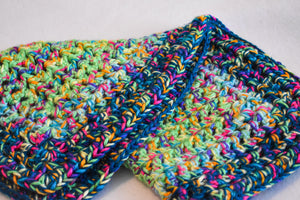 Rainbow Speckle Multicolor Cat Mat