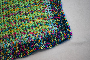 Rainbow Speckle Multicolor Cat Mat