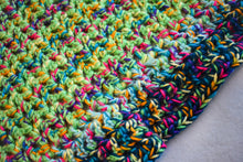 Load image into Gallery viewer, Rainbow Speckle Multicolor Cat Mat
