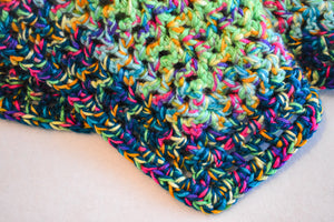 Rainbow Speckle Multicolor Cat Mat