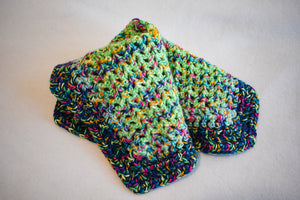 Rainbow Speckle Multicolor Cat Mat