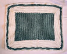 Load image into Gallery viewer, Sage and Soft White Baby Blanket
