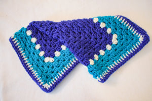 Sapphire & Light Blue Cat Mat