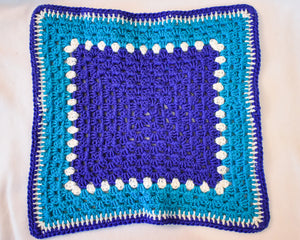 Sapphire & Light Blue Cat Mat
