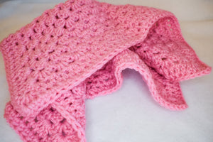 Pink Crochet Cat Mat