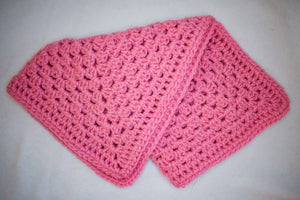 Pink Crochet Cat Mat