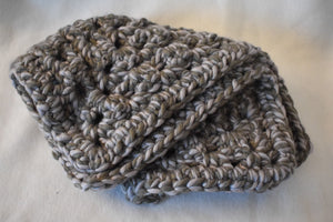Charcoal Sky Crochet Cat Mat