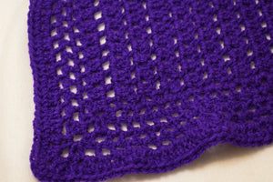 Purple Rectangular Cat Mat