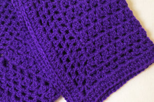 Purple Rectangular Cat Mat