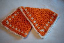 Load image into Gallery viewer, Pumpkin Orange &amp; White Cat Mat
