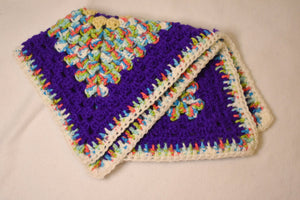 Purple Rainbow Cat Mat