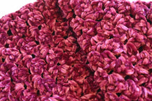 Load image into Gallery viewer, Velvet Burgundy Crochet Cat Mat
