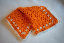 Load image into Gallery viewer, Pumpkin Orange &amp; White Cat Mat
